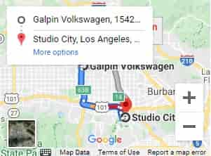 Galpin VW: Not One Exit North of Studio City