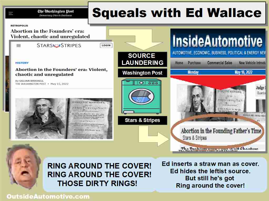 Squeals with Ed Wallace (Inside Automotive): Source Laundering